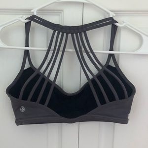 Lululemon Gray Free To Be Sports Bra Size 4
